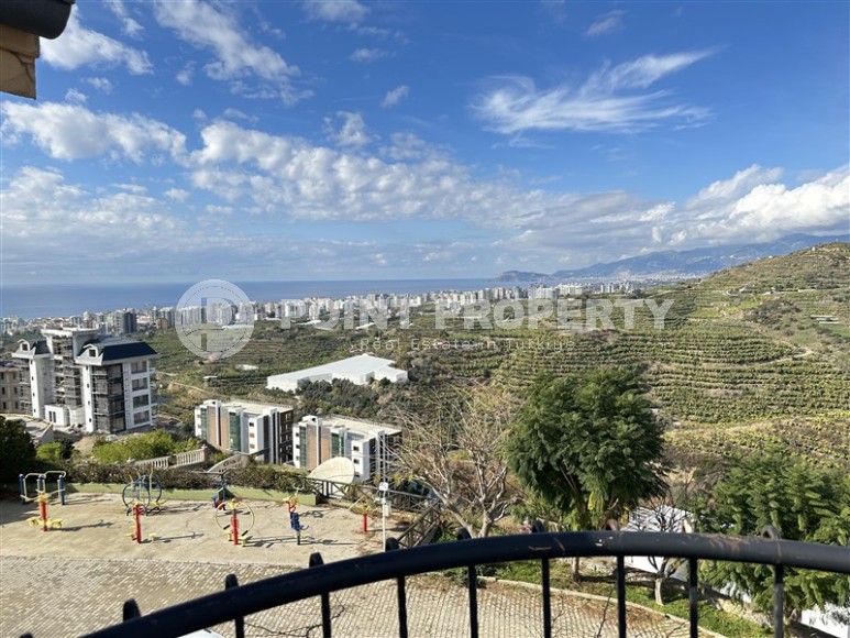 Просторная двухуровневая квартира с видом на море и горы, в престижном, живописном районе Аланьи - Каргыджак-id-6052-фото-18