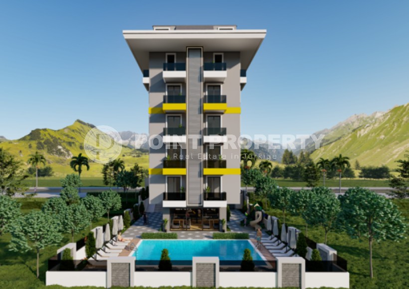 Квартиры в современном жилом комплексе на завершающем этапе строительства, в спокойном районе Аланьи - Авсаллар-id-6053-фото-11