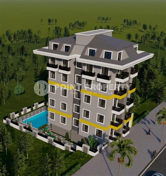 Квартиры в современном жилом комплексе на завершающем этапе строительства, в спокойном районе Аланьи - Авсаллар-id-6053-фото-12