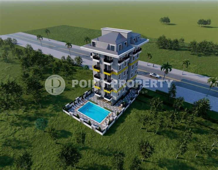 Квартиры в современном жилом комплексе на завершающем этапе строительства, в спокойном районе Аланьи - Авсаллар-id-6053-фото-13