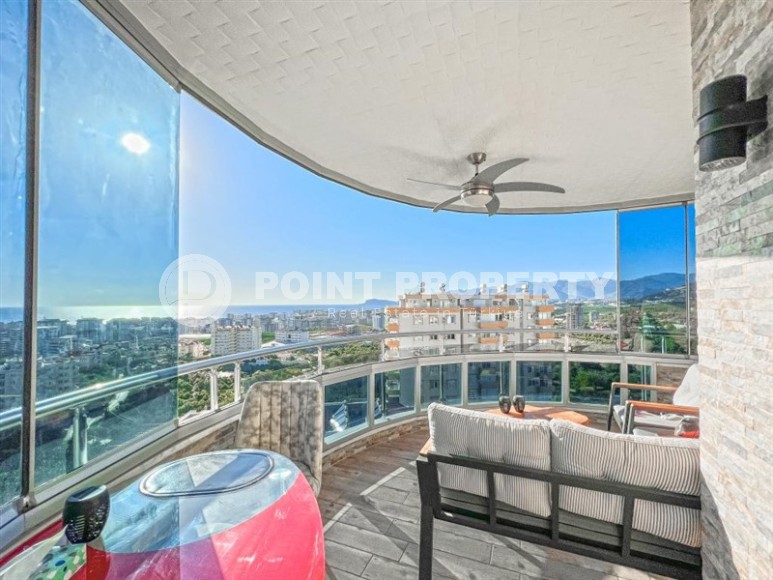 Panoramic apartment with luxurious views of the sea and mountains, in a modern, developed area of Alanya - Mahmutlar-id-6056-photo-16