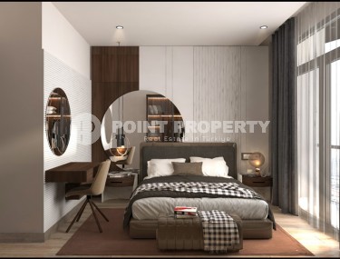 Compact apartments with fine finishing, in a residential complex at the initial stage of construction, in the resort area of Mersin - Tomyuk-id-6069-photo-5