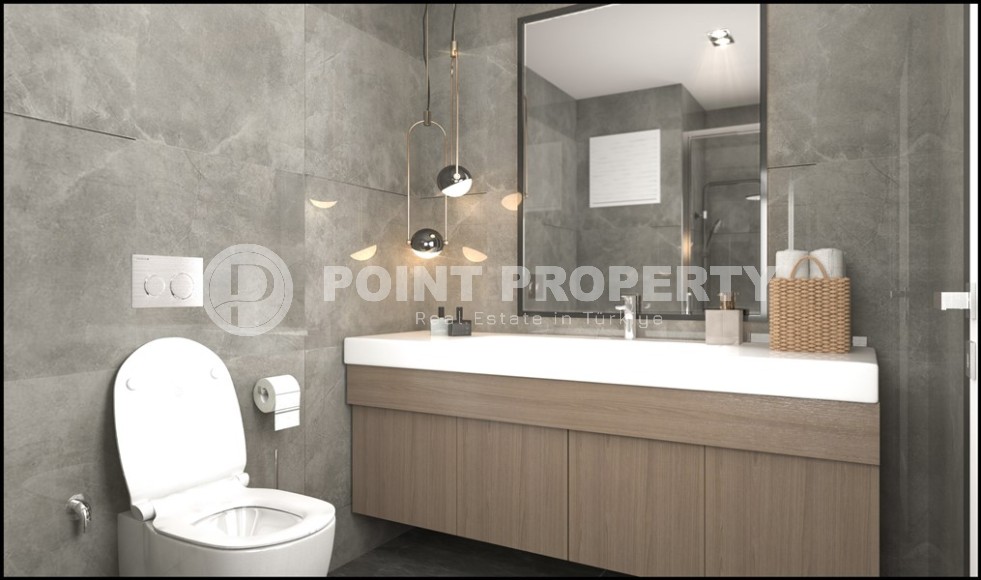 Compact apartments with fine finishing, in a residential complex at the initial stage of construction, in the resort area of Mersin - Tomyuk-id-6069-photo-6