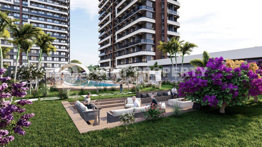 Compact apartments with fine finishing, in a residential complex at the initial stage of construction, in the resort area of Mersin - Tomyuk-id-6069-photo-13