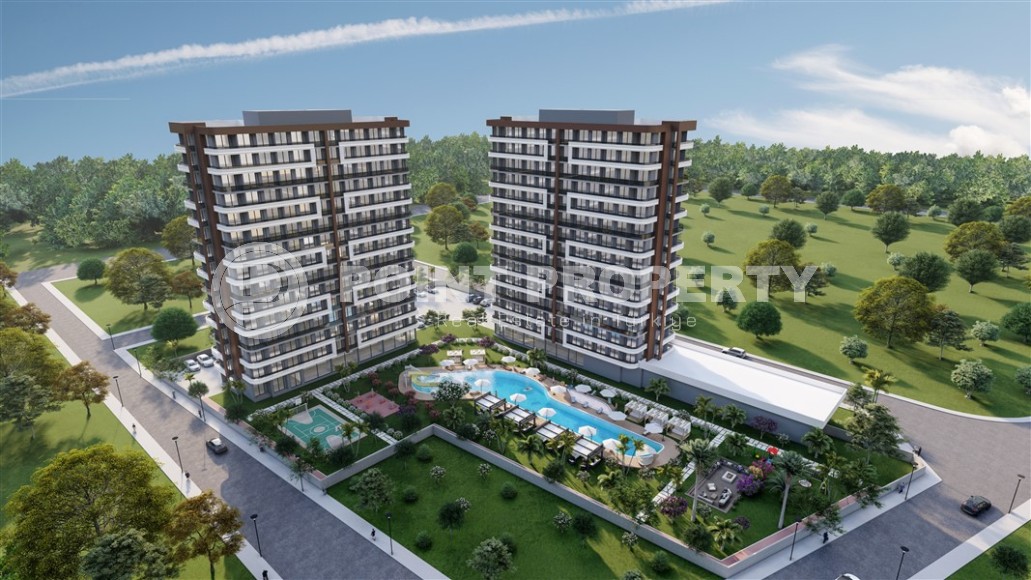 Compact apartments with fine finishing, in a residential complex at the initial stage of construction, in the resort area of Mersin - Tomyuk-id-6069-photo-16