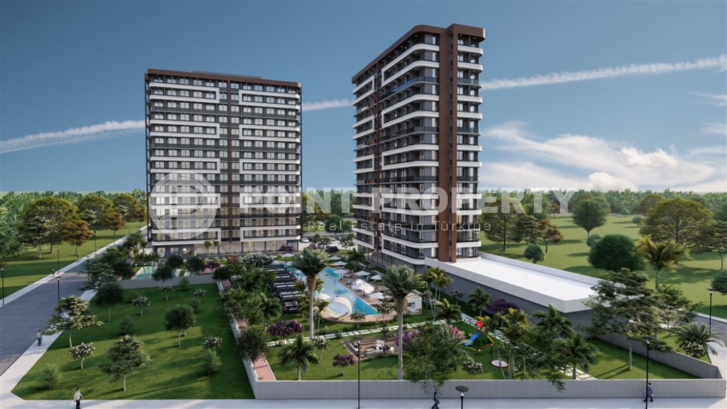 Compact apartments with fine finishing, in a residential complex at the initial stage of construction, in the resort area of Mersin - Tomyuk-id-6069-photo-17