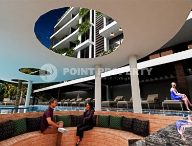 Квартира в строящемся жилом комплексе, в зеленом, экологически чистом районе Аланьи - Газипаша-id-6079-фото-2