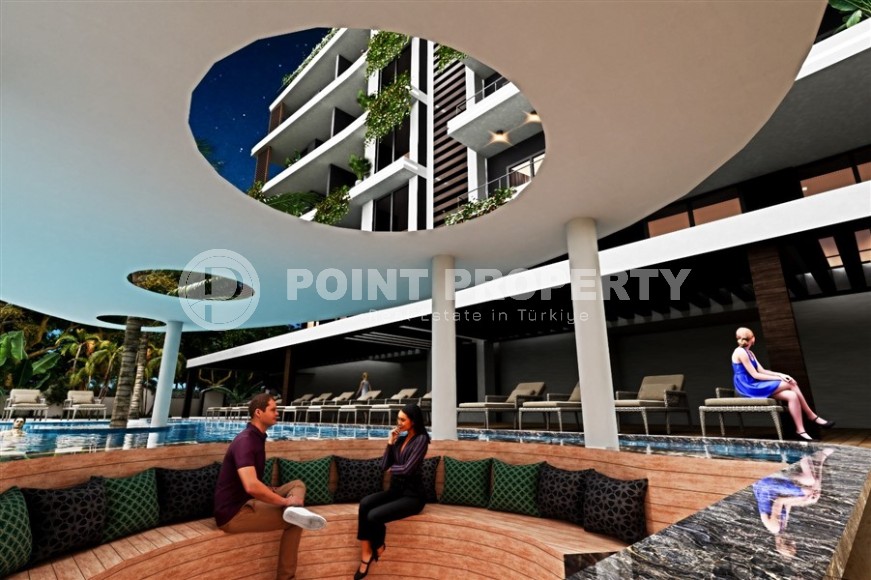 Квартира в строящемся жилом комплексе, в зеленом, экологически чистом районе Аланьи - Газипаша-id-6079-фото-2