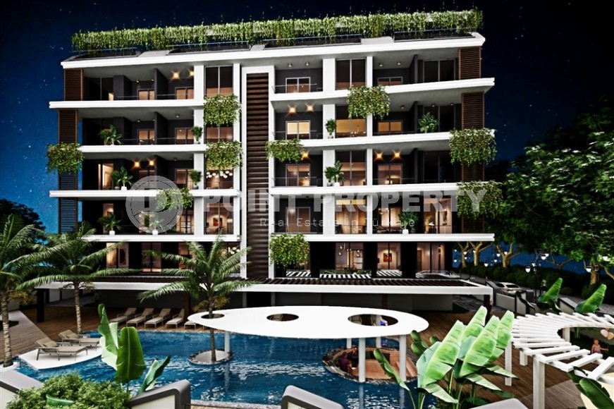 Квартира в строящемся жилом комплексе, в зеленом, экологически чистом районе Аланьи - Газипаша-id-6079-фото-6