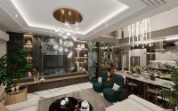 Luxurious two-storey villa with a swimming pool and a garden, in a prestigious area of Alanya - Upper Oba-id-6085-photo-3