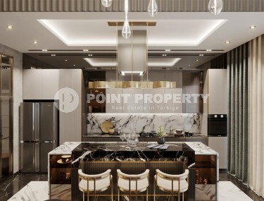 Luxurious two-storey villa with a swimming pool and a garden, in a prestigious area of Alanya - Upper Oba-id-6085-photo-4