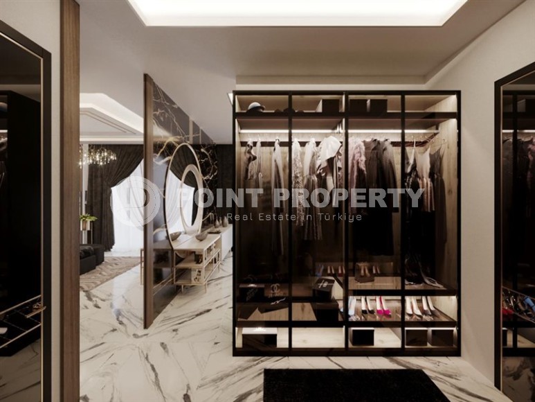 Luxurious two-storey villa with a swimming pool and a garden, in a prestigious area of Alanya - Upper Oba-id-6085-photo-6