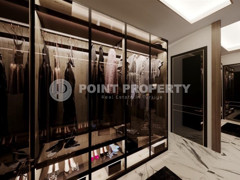 Luxurious two-storey villa with a swimming pool and a garden, in a prestigious area of Alanya - Upper Oba-id-6085-photo-7