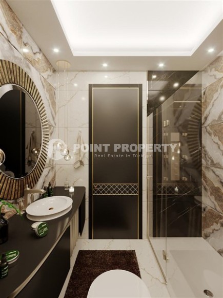 Luxurious two-storey villa with a swimming pool and a garden, in a prestigious area of Alanya - Upper Oba-id-6085-photo-10