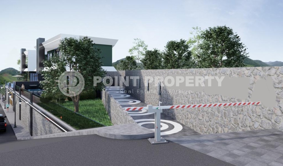 Luxurious two-storey villa with a swimming pool and a garden, in a prestigious area of Alanya - Upper Oba-id-6085-photo-15