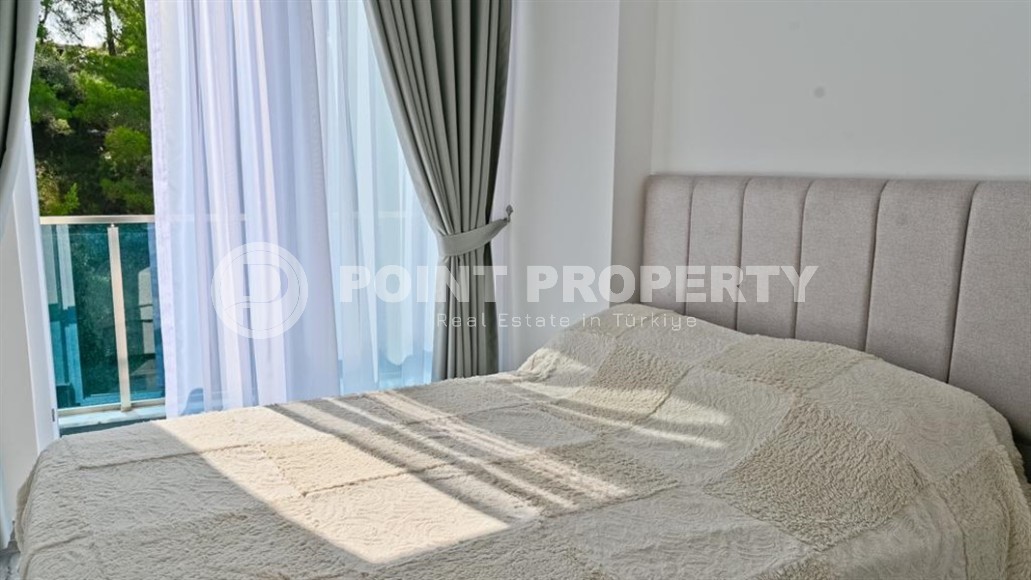 Небольшая новая квартира на 6-м этаже в доме 2022 года постройки, в районе Авсаллар-id-6086-фото-4