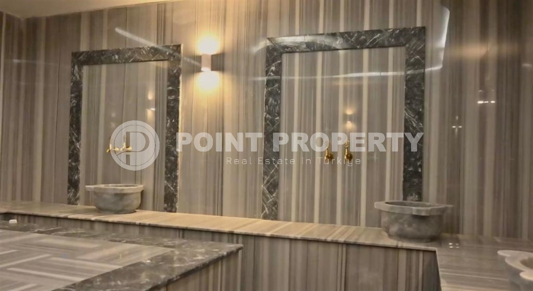 Небольшая новая квартира на 6-м этаже в доме 2022 года постройки, в районе Авсаллар-id-6086-фото-8