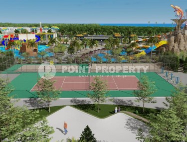 Просторная квартира 1+1, на площади 85 м2, в 300 метрах от моря, в живописном районе Аланьи - Тюрклер-id-6087-фото-5