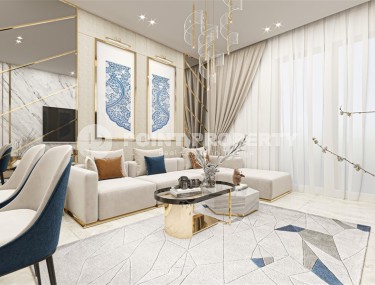 Квартиры и дуплексы в жилом комплексе на этапе строительства, в популярном районе Аланьи - Оба-id-6088-фото-4