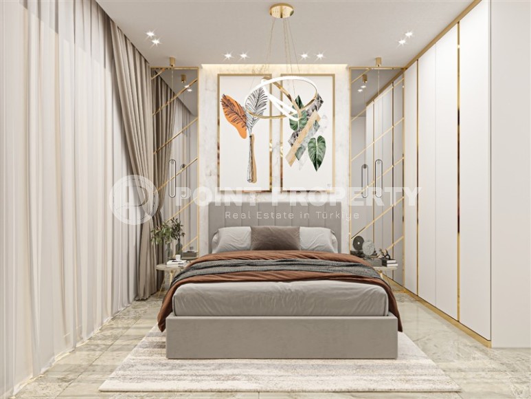 Квартиры и дуплексы в жилом комплексе на этапе строительства, в популярном районе Аланьи - Оба-id-6088-фото-7