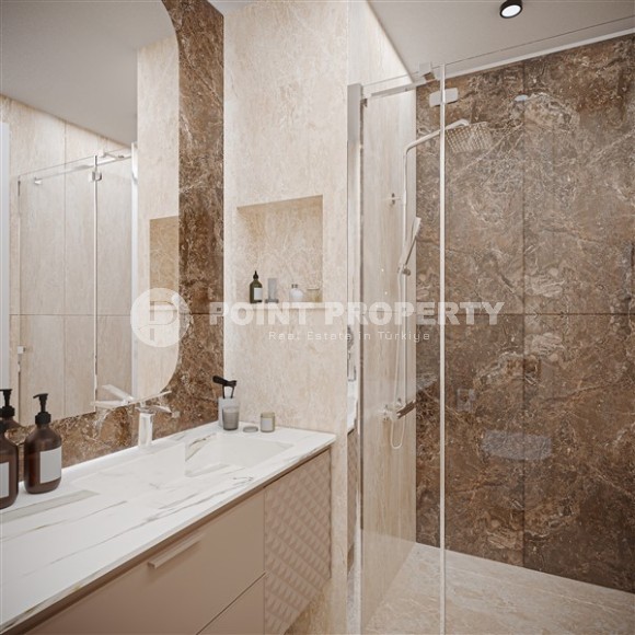 Квартиры и дуплексы в жилом комплексе на этапе строительства, в популярном районе Аланьи - Оба-id-6088-фото-9