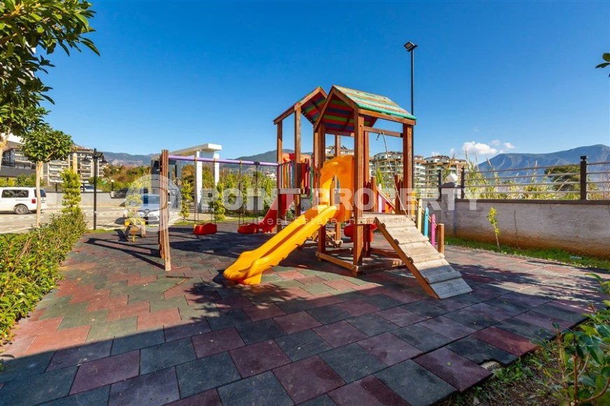 Дуплекс с дизайнерским ремонтом, на 6-м этаже с мансардой, в спокойном районе Аланьи - Чиплаклы-id-6092-фото-32