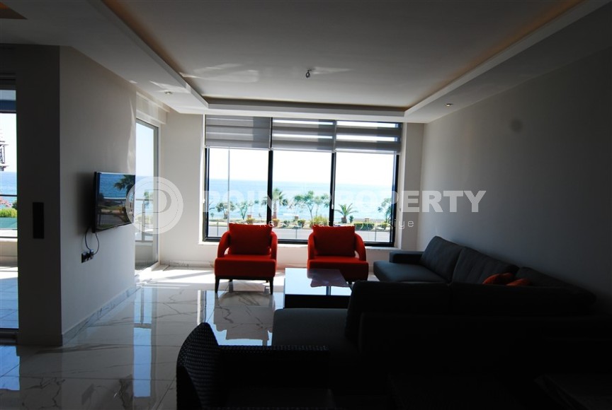 Квартира с современным дизайном на первой линии от моря, в живописном, спокойном районе Аланьи - Кестель-id-6100-фото-6