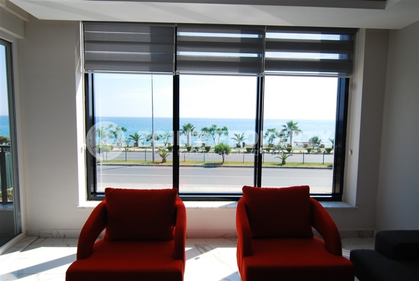 Квартира с современным дизайном на первой линии от моря, в живописном, спокойном районе Аланьи - Кестель-id-6100-фото-7