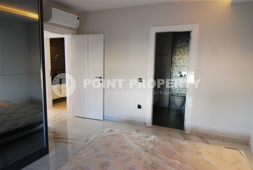 Квартира с современным дизайном на первой линии от моря, в живописном, спокойном районе Аланьи - Кестель-id-6100-фото-11