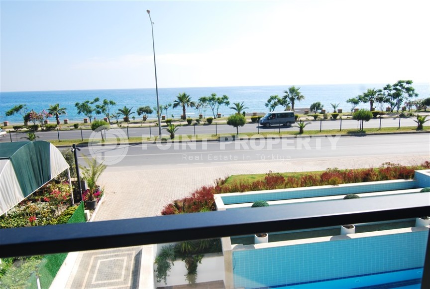 Квартира с современным дизайном на первой линии от моря, в живописном, спокойном районе Аланьи - Кестель-id-6100-фото-17