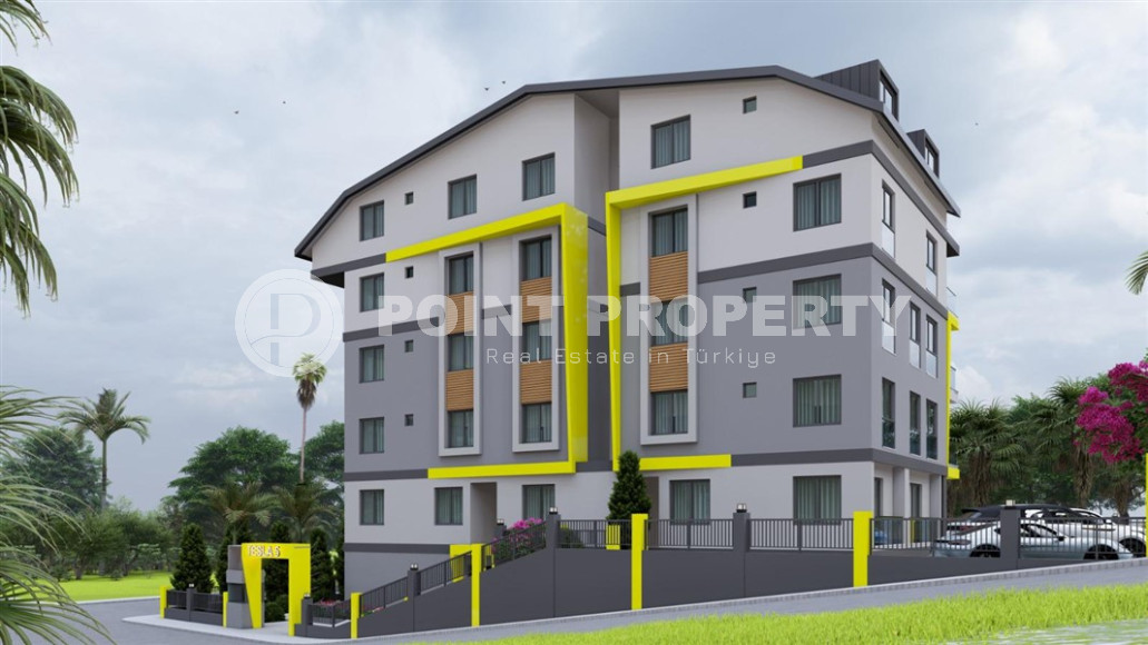 A cozy complex under construction in the Gazipasa area. Apartments at budget prices.-id-1064-photo-2