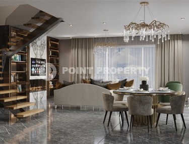 Квартиры и дуплексы в бутик резиденции на этапе строительства, в элитном районе Аланьи - Хасбахче-id-6102-фото-2