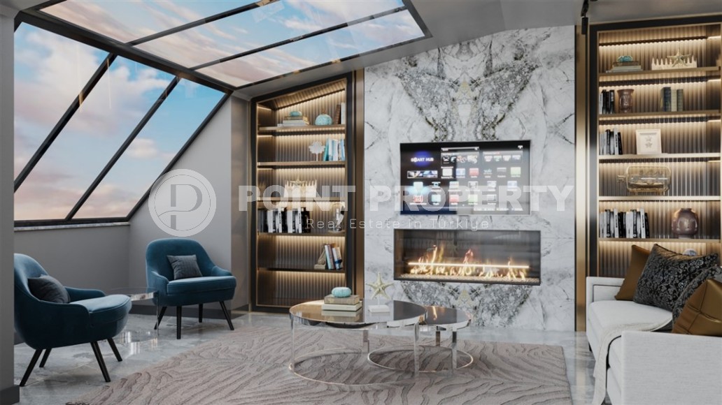 Квартиры и дуплексы в бутик резиденции на этапе строительства, в элитном районе Аланьи - Хасбахче-id-6102-фото-7