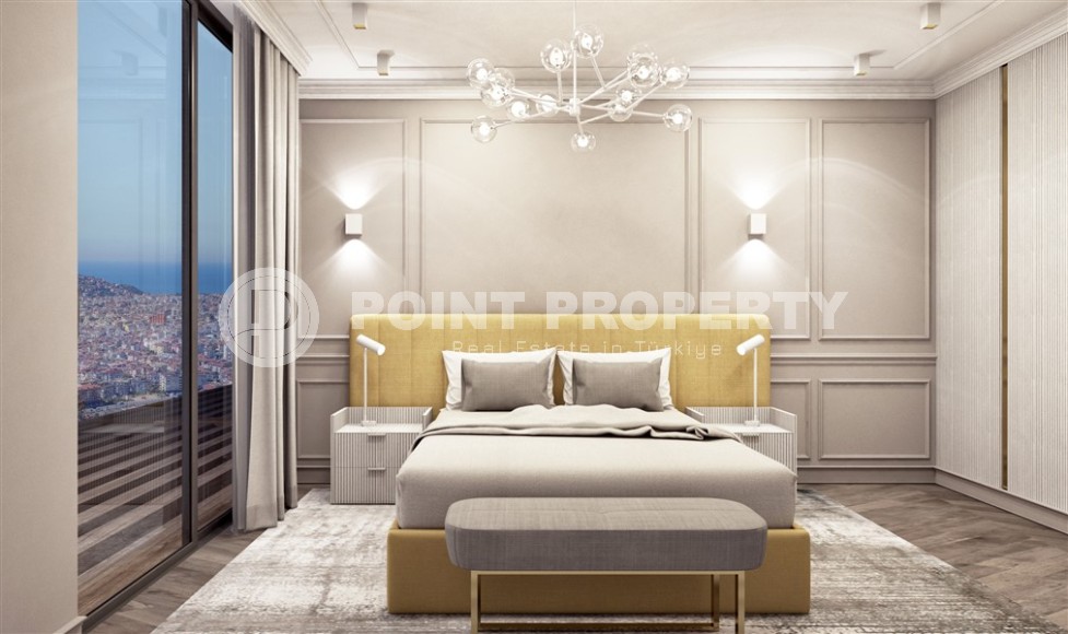 Квартиры и дуплексы в бутик резиденции на этапе строительства, в элитном районе Аланьи - Хасбахче-id-6102-фото-10