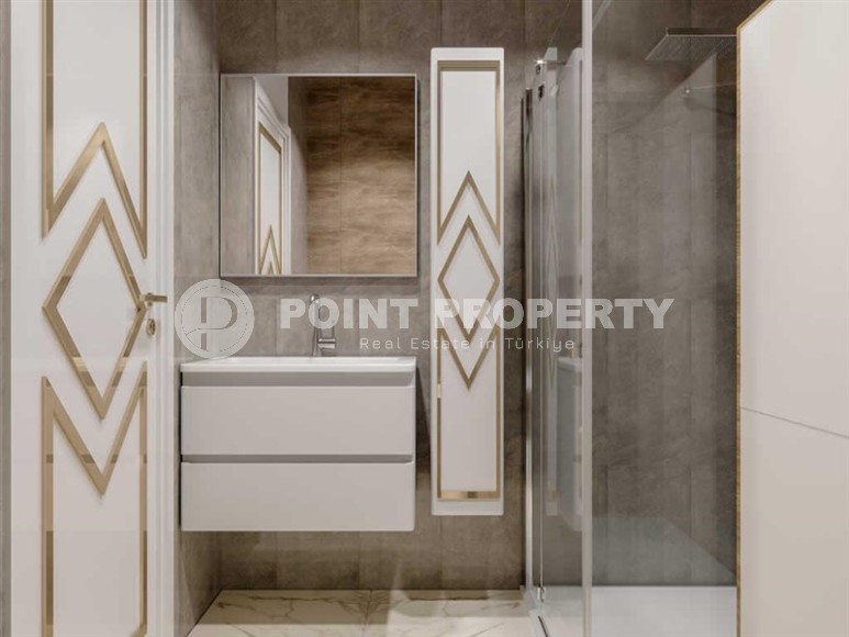 New 1+1 apartment, with a total area of 65 m2, 400 meters from the sea, in a quiet area of Alanya - Tosmur-id-6103-photo-6