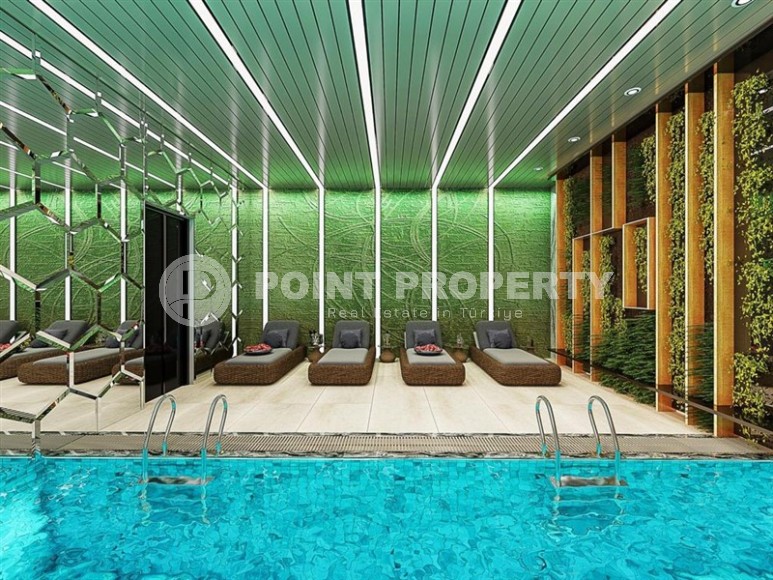 New 1+1 apartment, with a total area of 65 m2, 400 meters from the sea, in a quiet area of Alanya - Tosmur-id-6103-photo-9