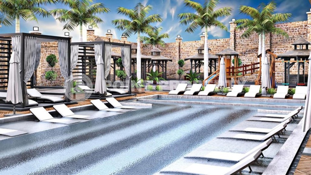 New 1+1 apartment, with a total area of 65 m2, 400 meters from the sea, in a quiet area of Alanya - Tosmur-id-6103-photo-10