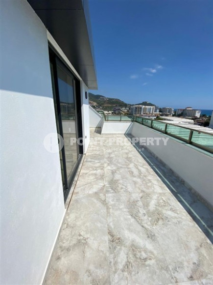 Дуплекс – пентхаус 3+1, 200м² с видом на закат в новом комплексе у моря в Каргыджаке-id-1481-фото-17