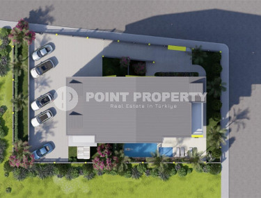 A cozy complex under construction in the Gazipasa area. Apartments at budget prices.-id-1064-photo-3