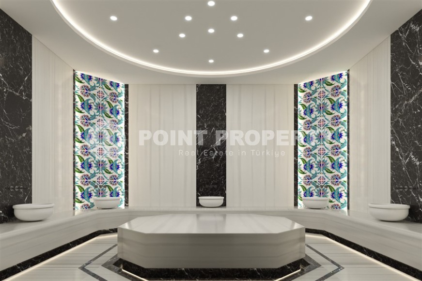 Квартиры в комфортабельном жилом комплексе премиум класса, в экологически чистом, живописном районе Аланьи - Газипаша-id-6114-фото-8