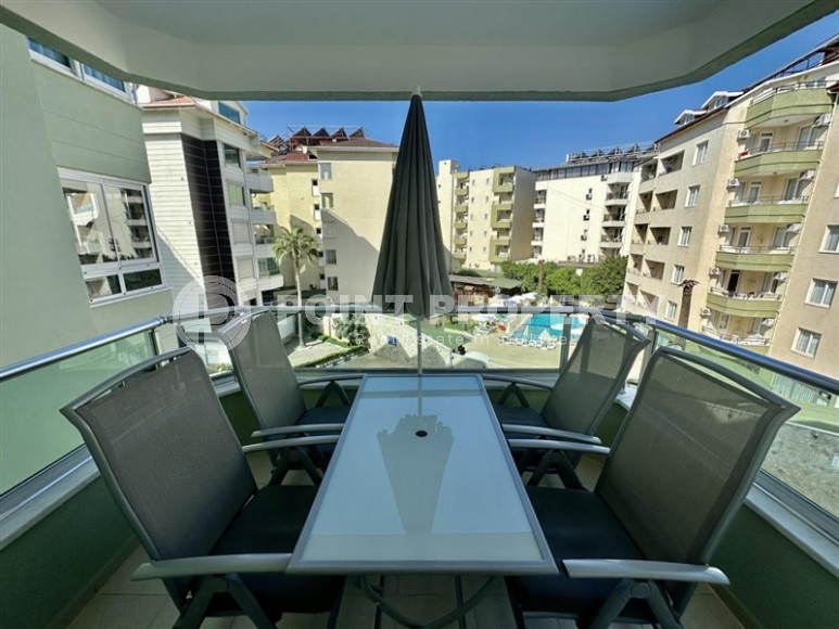 Комфортабельная квартира на самом берегу Средиземного моря, в центре популярного района Аланьи - Оба-id-6116-фото-12