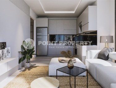 Апартаменты разных планировок в жилом комплексе на завершающем этапе строительства, в зеленом, живописном районе Аланьи - Газипаша-id-6118-фото-2