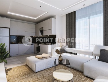 Апартаменты разных планировок в жилом комплексе на завершающем этапе строительства, в зеленом, живописном районе Аланьи - Газипаша-id-6118-фото-3