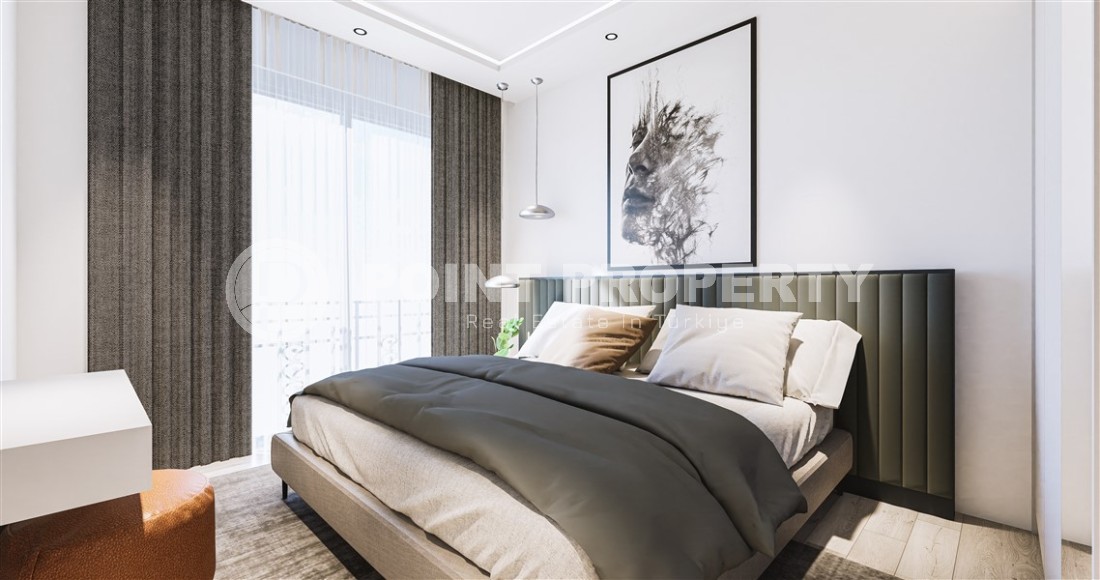 Апартаменты разных планировок в жилом комплексе на завершающем этапе строительства, в зеленом, живописном районе Аланьи - Газипаша-id-6118-фото-4