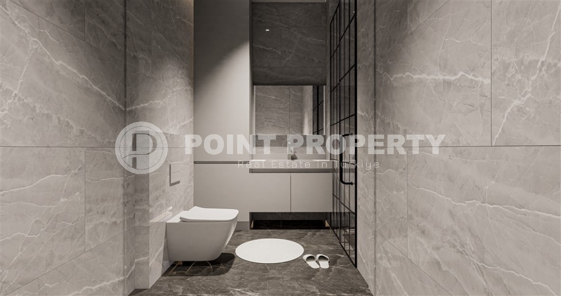 Апартаменты разных планировок в жилом комплексе на завершающем этапе строительства, в зеленом, живописном районе Аланьи - Газипаша-id-6118-фото-5