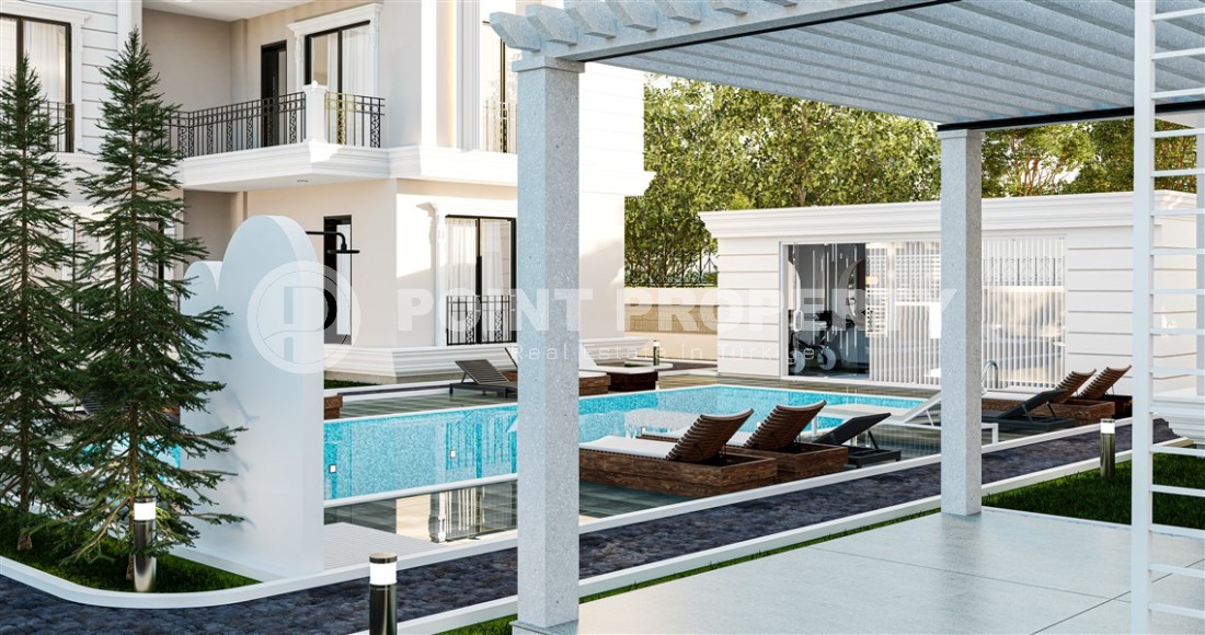 Апартаменты разных планировок в жилом комплексе на завершающем этапе строительства, в зеленом, живописном районе Аланьи - Газипаша-id-6118-фото-7