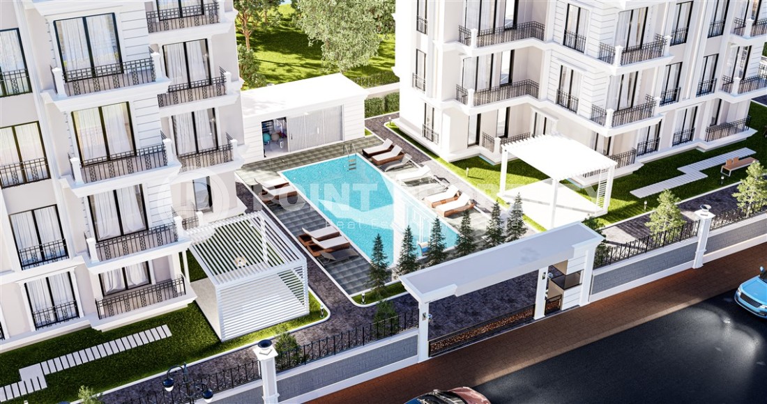 Апартаменты разных планировок в жилом комплексе на завершающем этапе строительства, в зеленом, живописном районе Аланьи - Газипаша-id-6118-фото-8