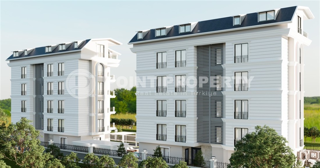 Апартаменты разных планировок в жилом комплексе на завершающем этапе строительства, в зеленом, живописном районе Аланьи - Газипаша-id-6118-фото-10