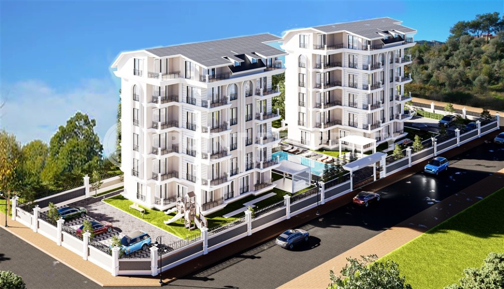 Апартаменты разных планировок в жилом комплексе на завершающем этапе строительства, в зеленом, живописном районе Аланьи - Газипаша-id-6118-фото-12