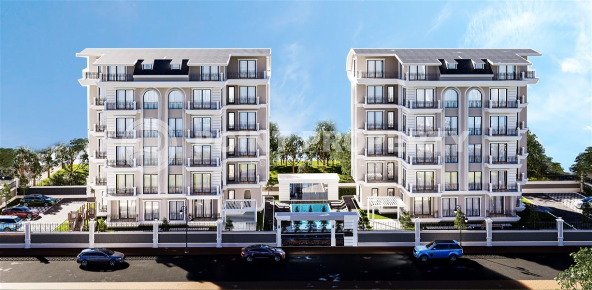 Апартаменты разных планировок в жилом комплексе на завершающем этапе строительства, в зеленом, живописном районе Аланьи - Газипаша-id-6118-фото-13